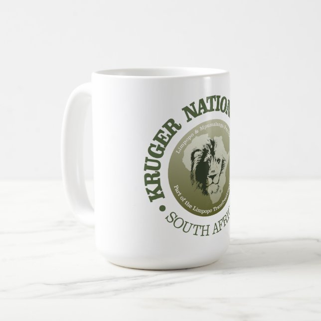 Taza De Café Parque nacional de Kruger (Anverso izquierdo)