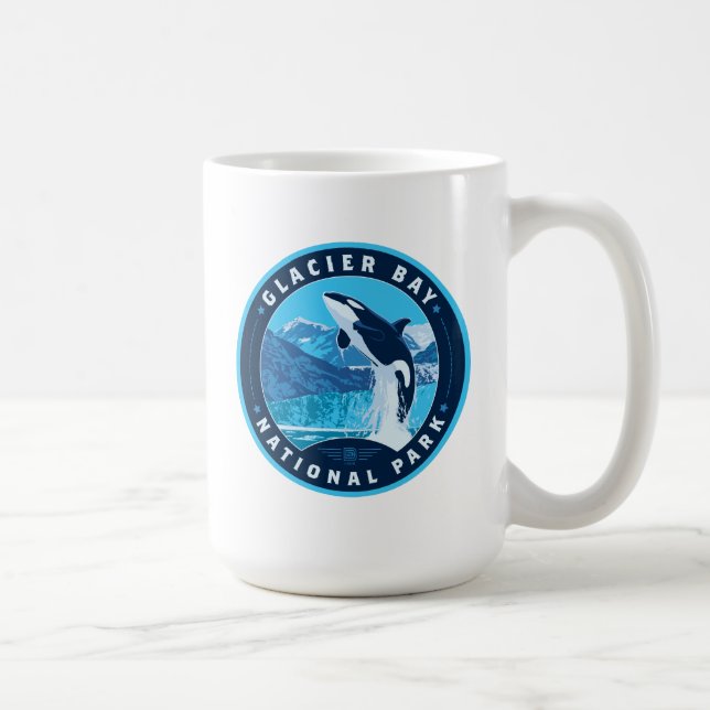 Taza De Café Parque nacional de la Bahía del Glaciar (Derecha)