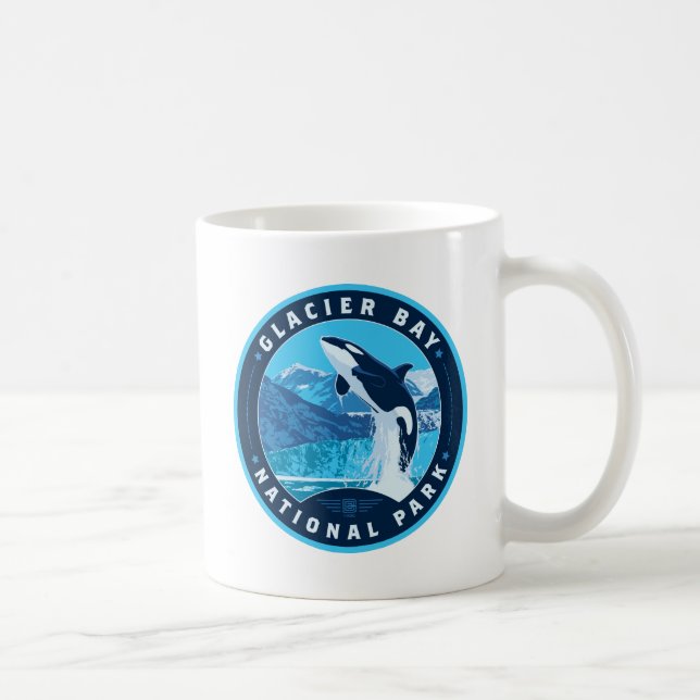 Taza De Café Parque nacional de la Bahía del Glaciar (Derecha)