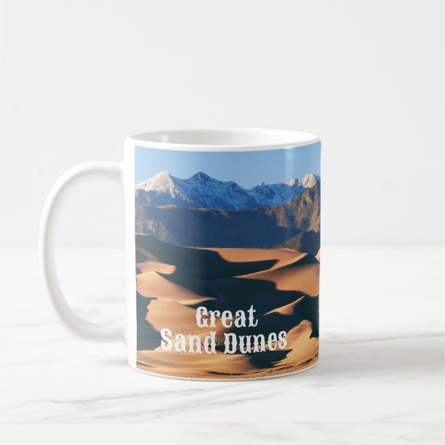 Taza De Café Parque nacional de las grandes dunas de arena en S (Izquierda)