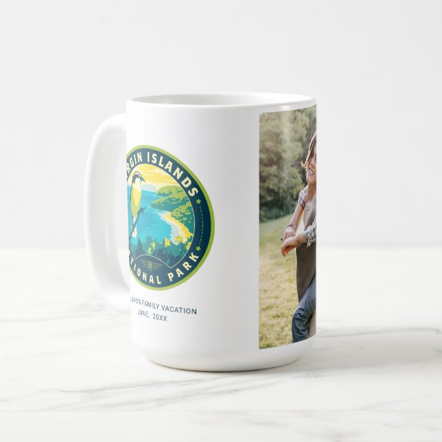 Taza De Café Parque nacional de las Islas Vírgenes (Anverso izquierdo)