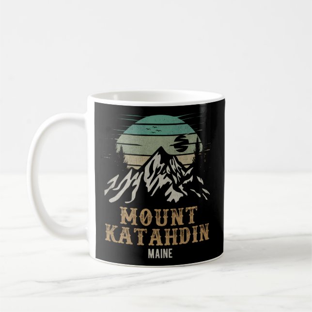 Taza De Café Parque nacional de las Mercancías del Monte Katahd (Izquierda)