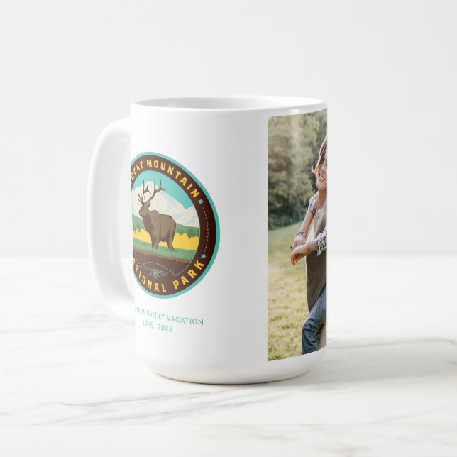 Taza De Café Parque nacional de las Montañas Rocosas (Anverso izquierdo)