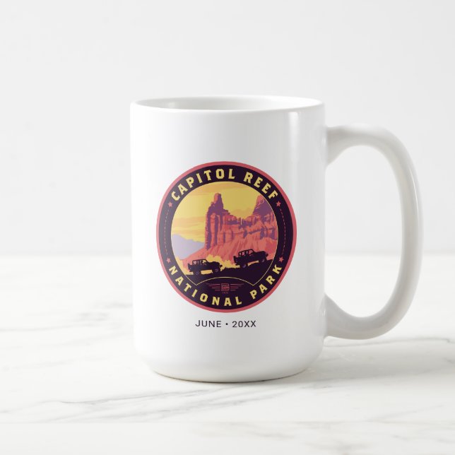 Taza De Café Parque nacional de los arrecifes del Capitolio (Derecha)