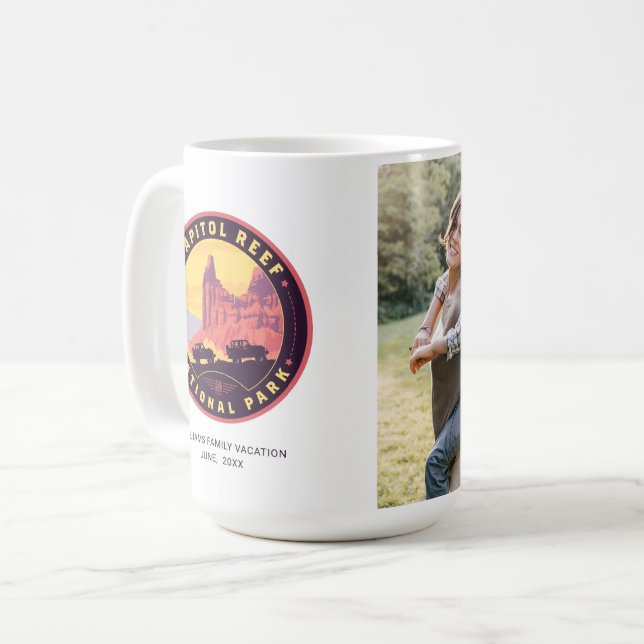Taza De Café Parque nacional de los arrecifes del Capitolio (Anverso izquierdo)