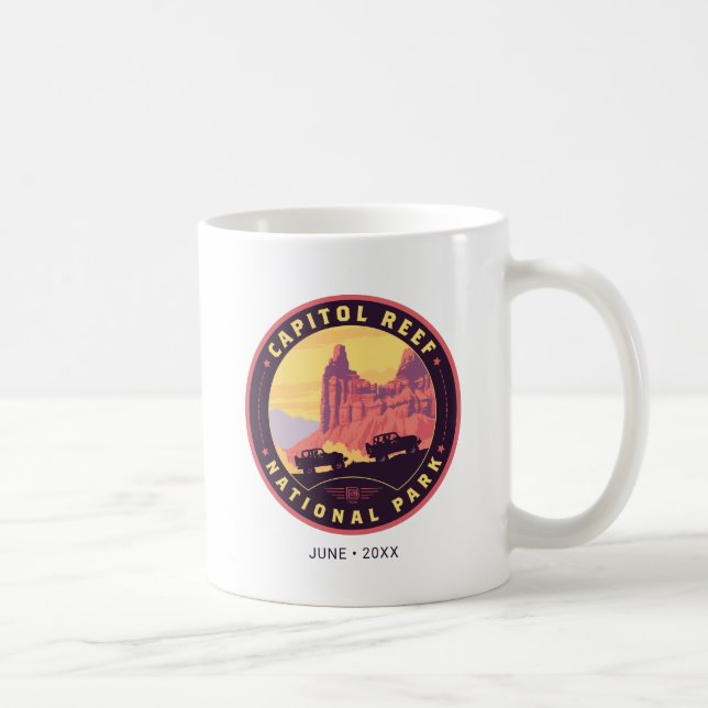 Taza De Café Parque nacional de los arrecifes del Capitolio (Derecha)