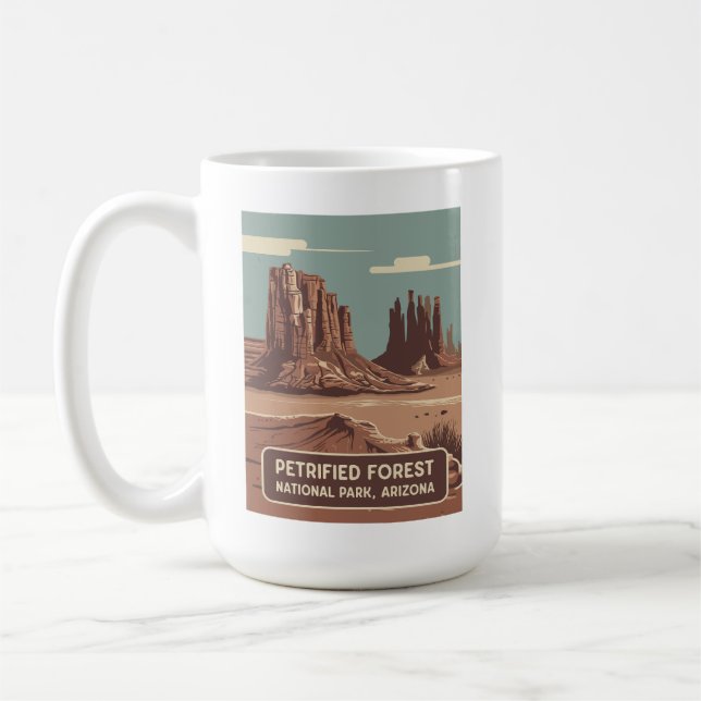 Taza De Café Parque nacional de los bosques petrolíferos (Izquierda)