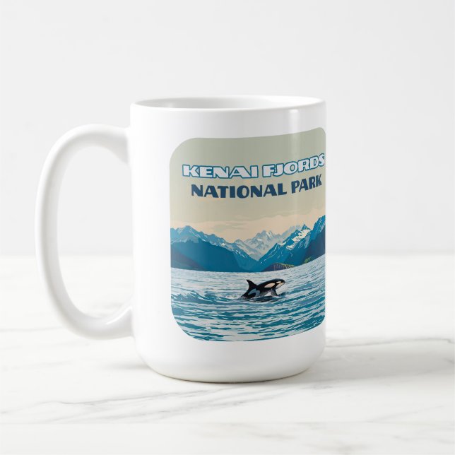 Taza De Café Parque nacional de los fiordos de Kenia (Izquierda)