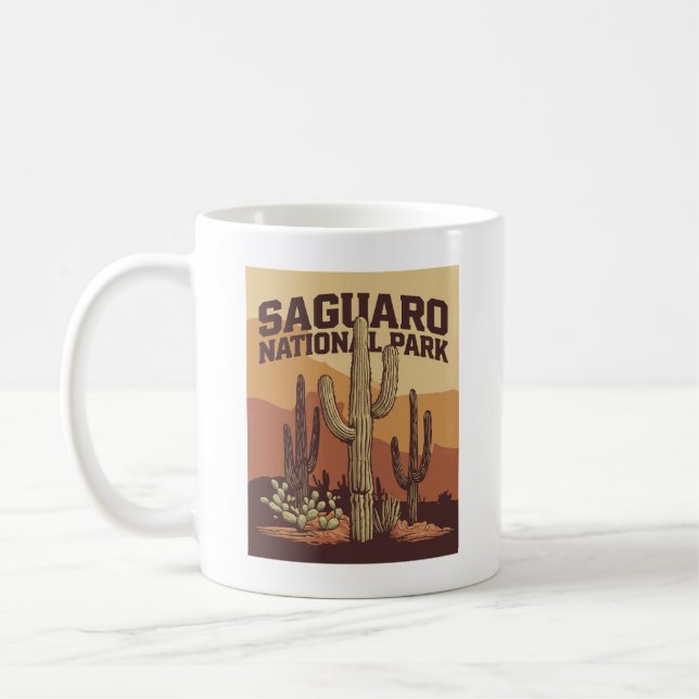 Taza De Café Parque nacional de Saguaro (Izquierda)