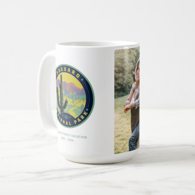 Taza De Café Parque nacional de Saguaro (Anverso izquierdo)
