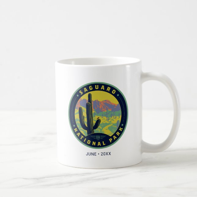 Taza De Café Parque nacional de Saguaro (Derecha)