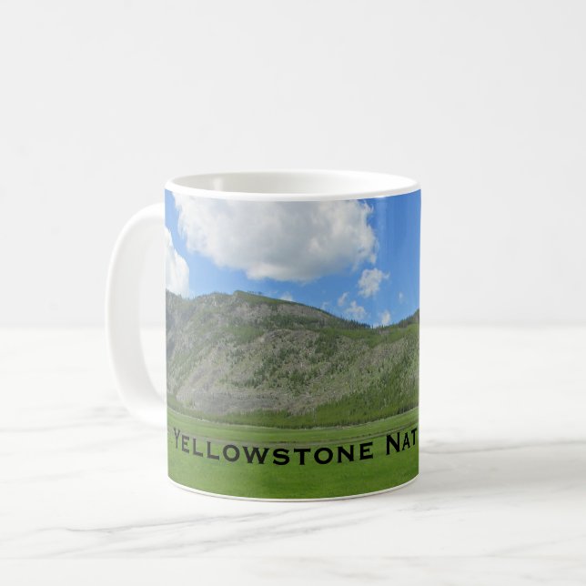 Taza De Café Parque nacional de Yellowstone Fotografía Paisaje  (Anverso izquierdo)