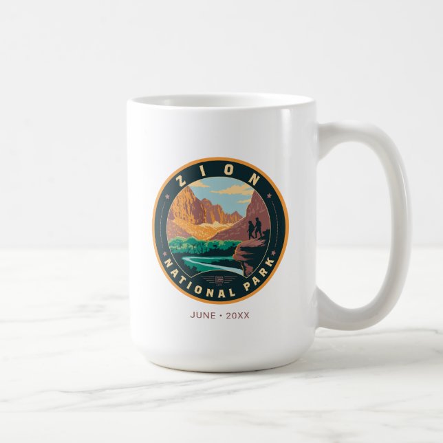 Taza De Café Parque nacional de Zion (Derecha)
