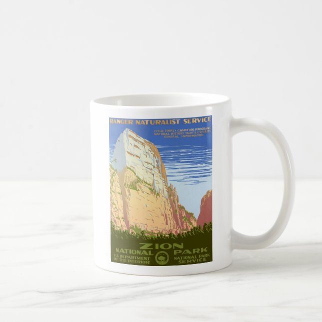 Taza De Café Parque nacional de Zion (Derecha)