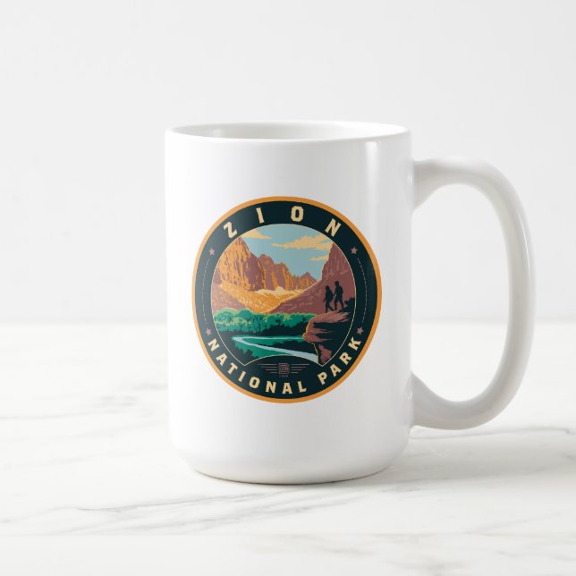 Taza De Café Parque nacional de Zion (Derecha)