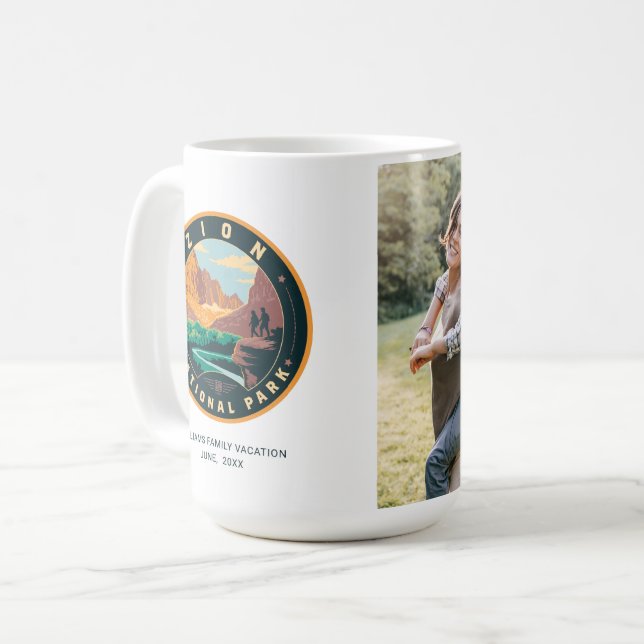 Taza De Café Parque nacional de Zion (Anverso izquierdo)