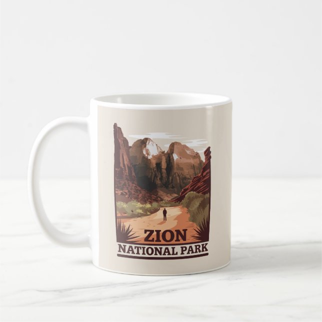 Taza De Café Parque nacional de Zion (Izquierda)