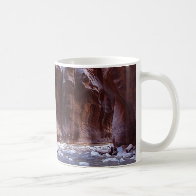 Taza De Café Parque nacional de Zion de los estrechos (Derecha)