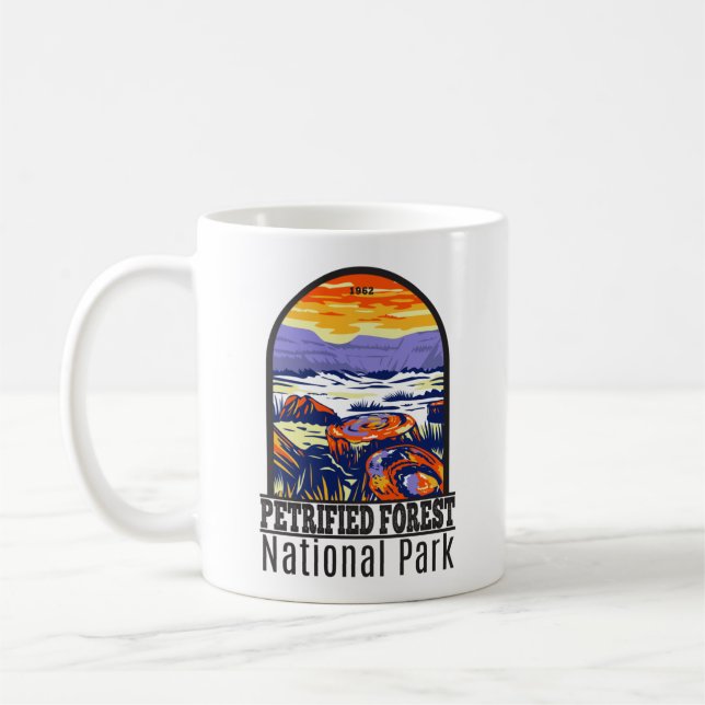 Taza De Café Parque nacional del Bosque Petrificado (Izquierda)