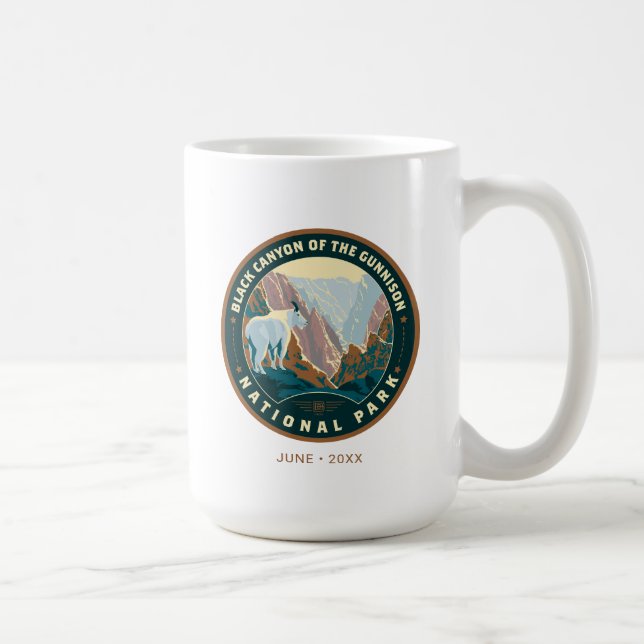 Taza De Café Parque nacional del Cañón Negro (Derecha)