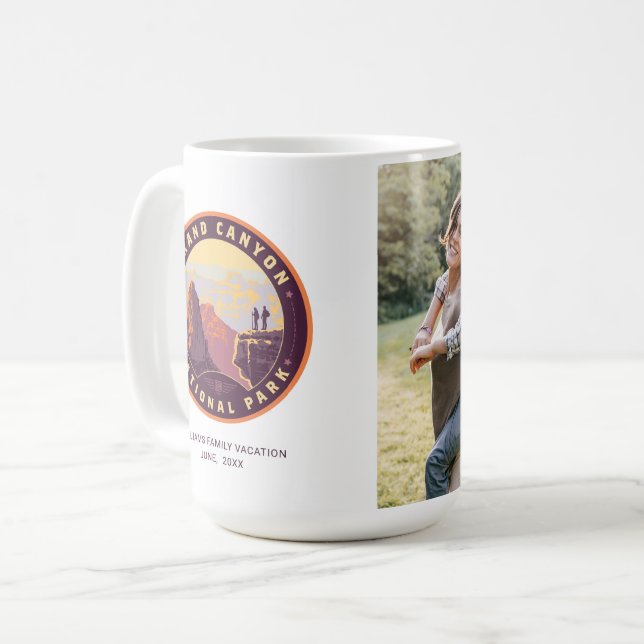 Taza De Café Parque nacional del Gran Cañón (Anverso izquierdo)