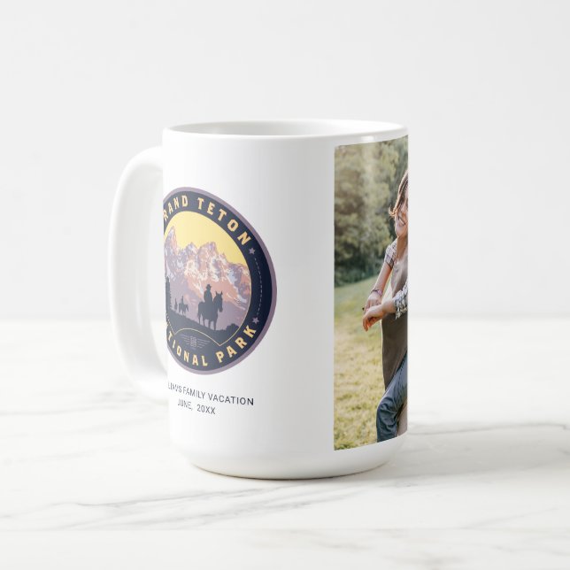 Taza De Café Parque nacional del Gran Tetón (Anverso izquierdo)
