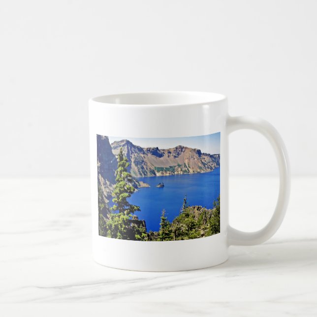 Taza De Café Parque nacional del lago crater (Derecha)
