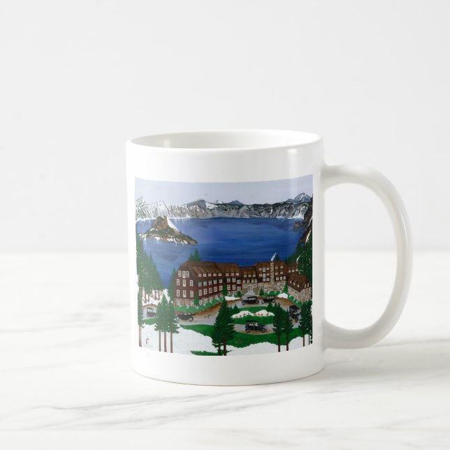 Taza De Café Parque nacional del lago crater (Derecha)