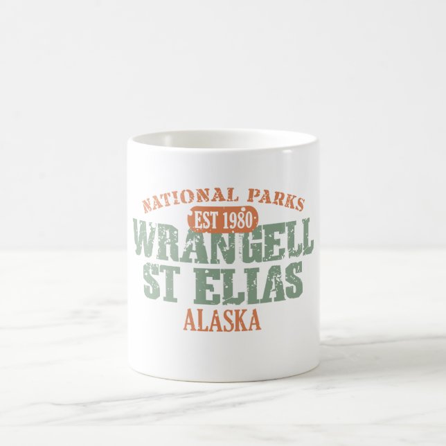 Taza De Café Parque nacional del St Elias de Wrangell (Centro)