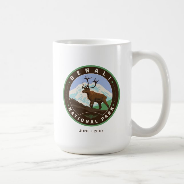 Taza De Café Parque nacional Denali (Derecha)