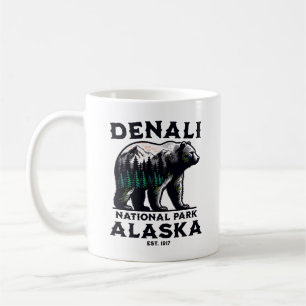 Taza De Café Parque nacional Denali Montaña Alaska Norteamérica