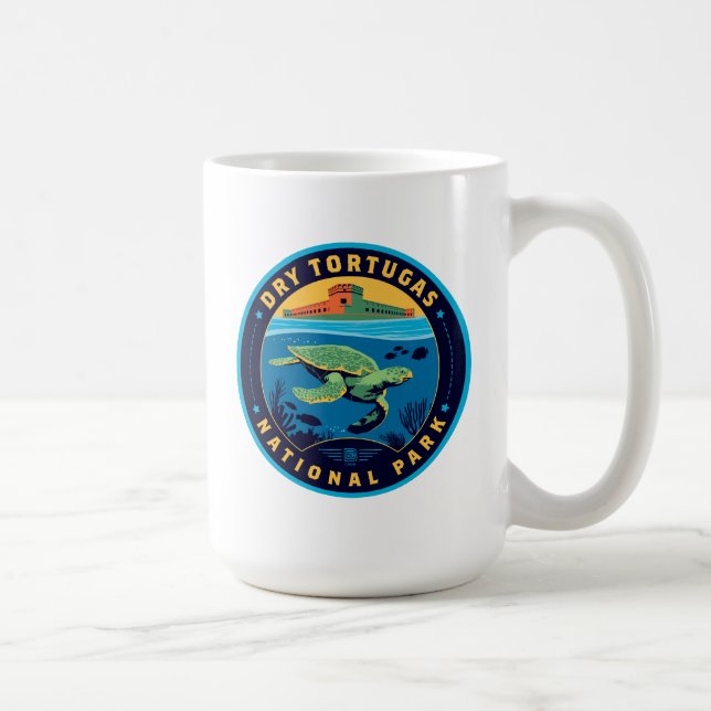 Taza De Café Parque nacional Dry Tortugas (Derecha)