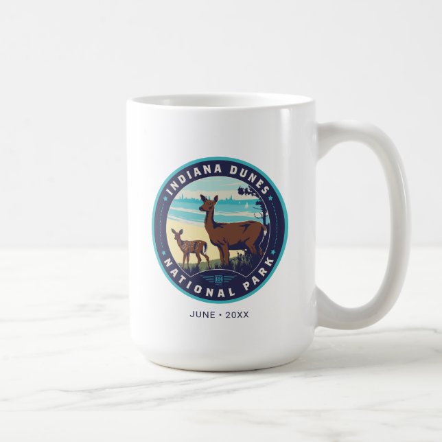 Taza De Café Parque nacional Dunas de Indiana (Derecha)