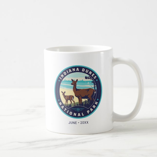 Taza De Café Parque nacional Dunas de Indiana (Derecha)