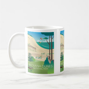 Taza De Café Parque nacional Dunas de Indiana Mug