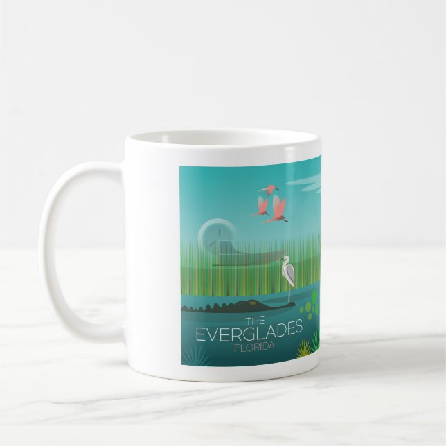 Taza De Café Parque nacional Everglades Mug (Izquierda)