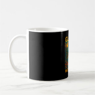 Taza De Café Parque nacional glaciar viaje montaña retro