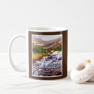 TAZA DE CAFÉ PARQUE NACIONAL GLACIER - ESTADOS UNIDOS DE MONTAN