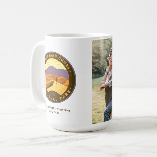 Taza De Café Parque nacional Grandes Dunas de Arena (Anverso izquierdo)