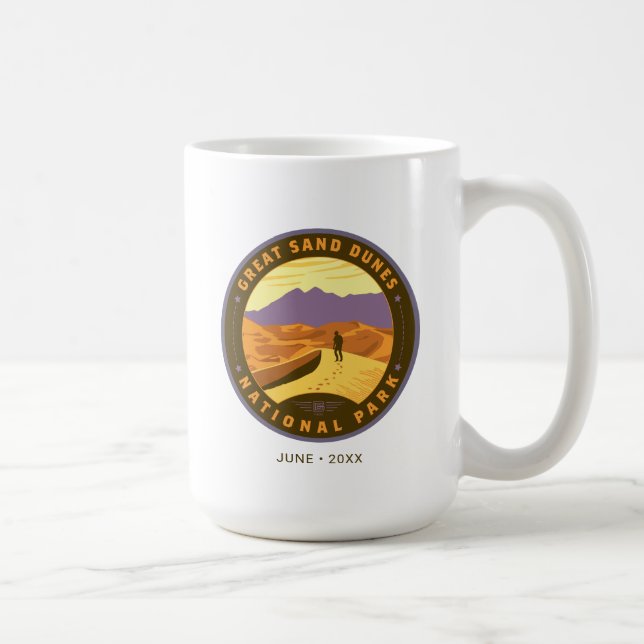Taza De Café Parque nacional Grandes Dunas de Arena (Derecha)