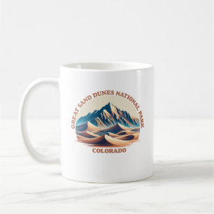 Taza De Café Parque Nacional Great Sand Dunes, Colorado, Estado