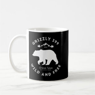 Taza De Café Parque nacional Grizzly 399 Wild ' Free Grand Teto