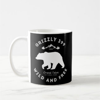 Taza De Café Parque nacional Grizzly 399 Wild Free Grand Teton