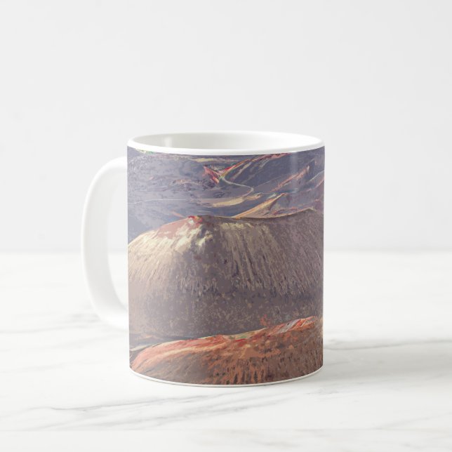 TAZA DE CAFÉ PARQUE NACIONAL HALEAKALA - HAWAII ESTADOS UNIDOS (Anverso izquierdo)