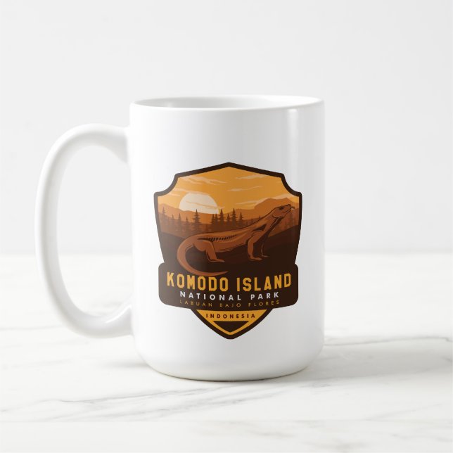Taza De Café Parque nacional Isla Komodo (Izquierda)