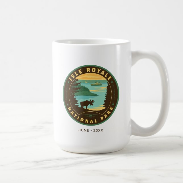 Taza De Café Parque nacional Isle Royale (Derecha)