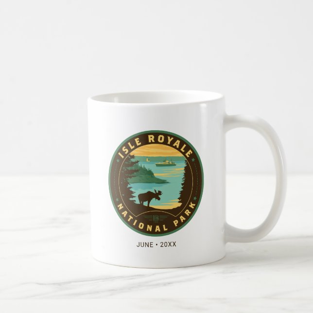 Taza De Café Parque nacional Isle Royale (Derecha)