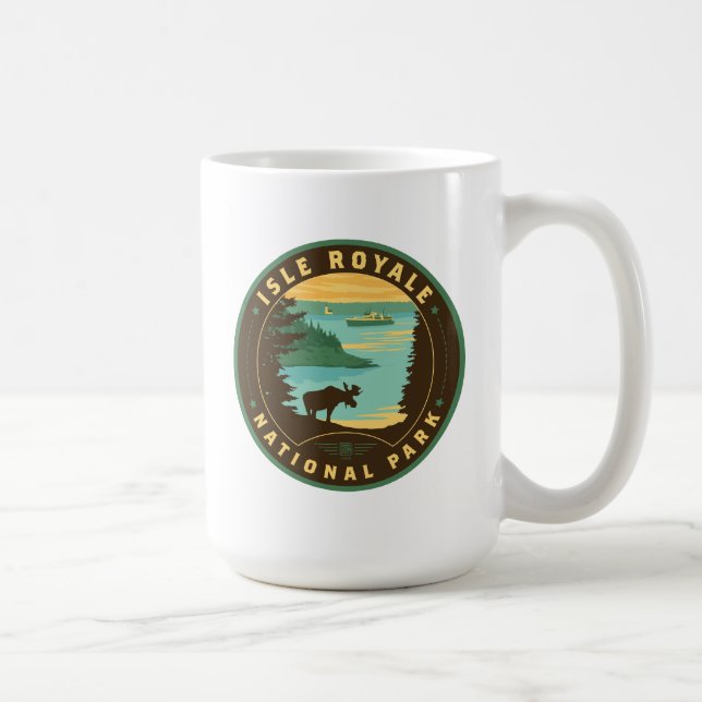 Taza De Café Parque nacional Isle Royale (Derecha)