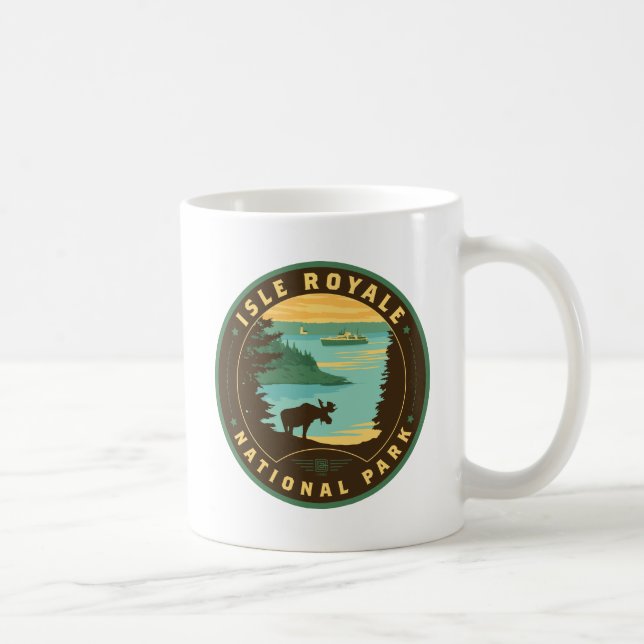 Taza De Café Parque nacional Isle Royale (Derecha)