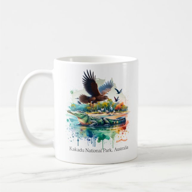 Taza De Café Parque nacional Kakadu Australia Café Mug (Izquierda)